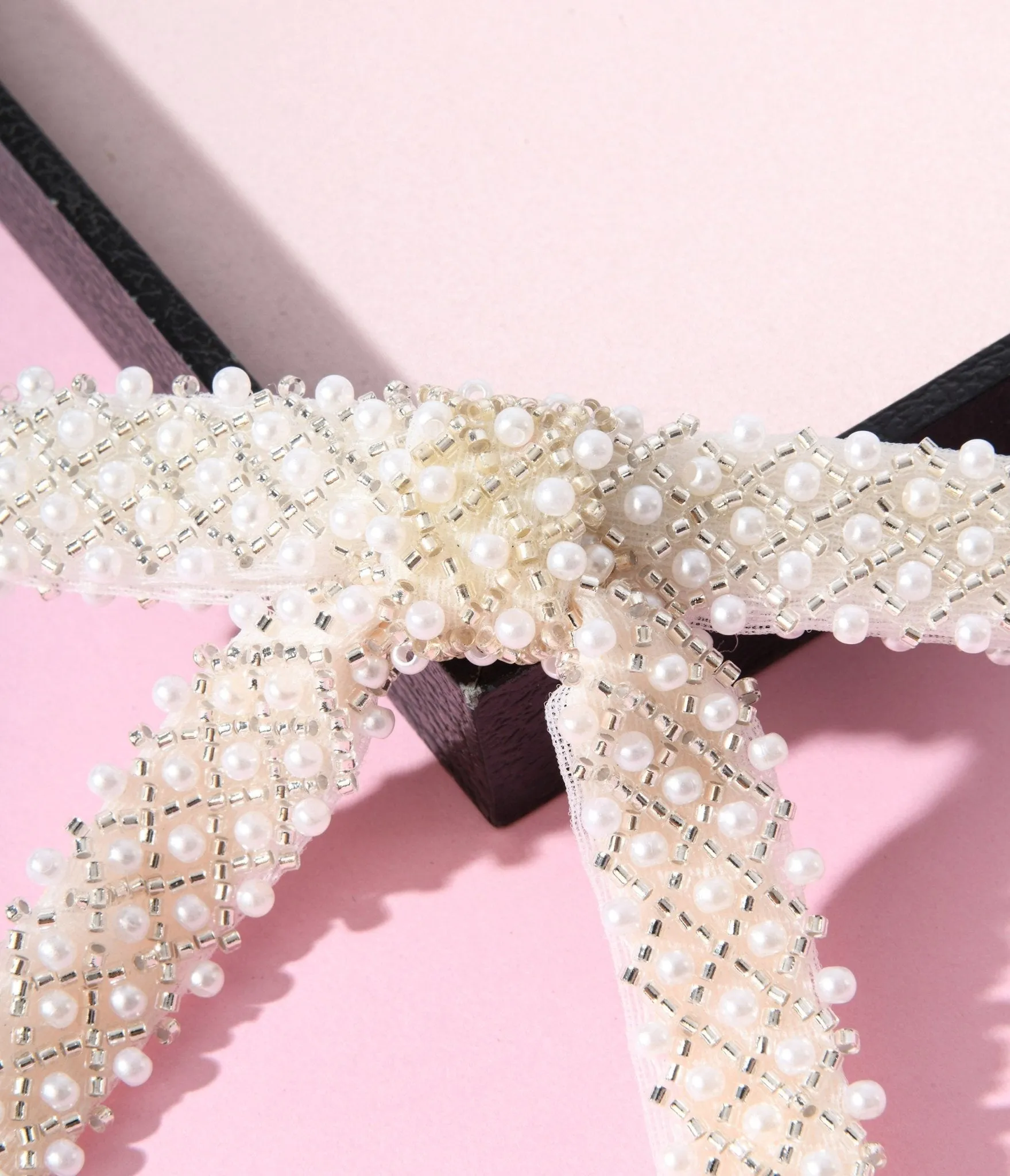 Pearl Bow Barrette