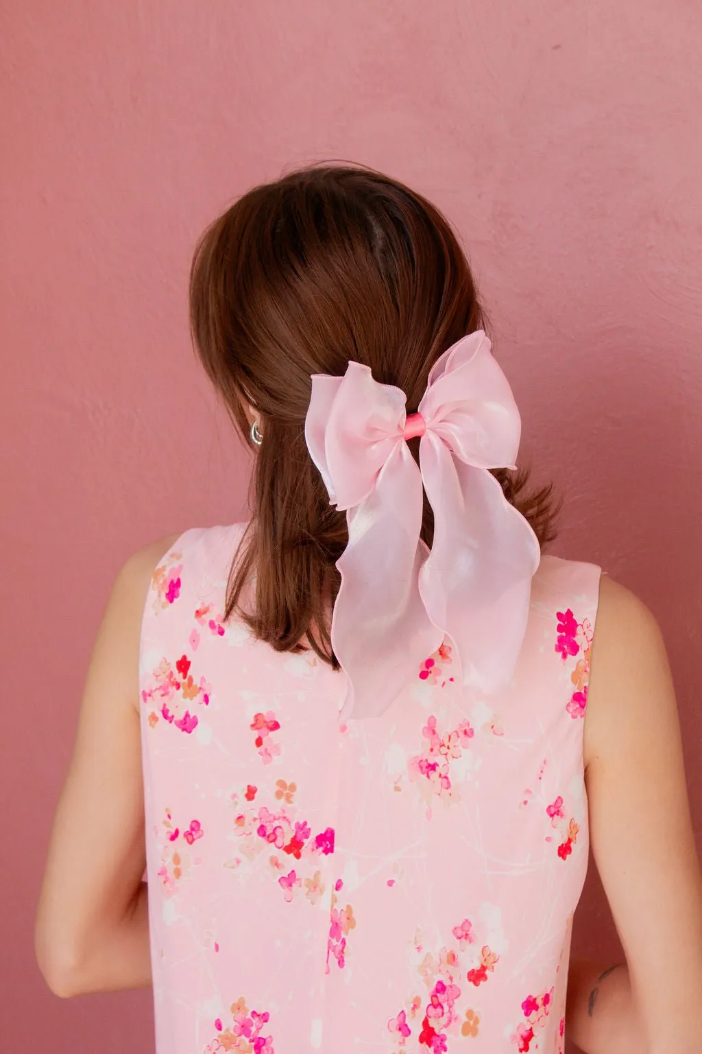 Peony Bow Barrette