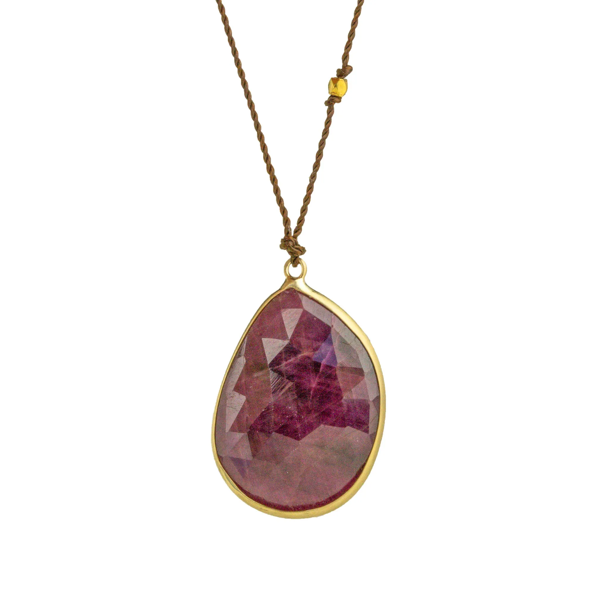 Pink Sapphire Necklace