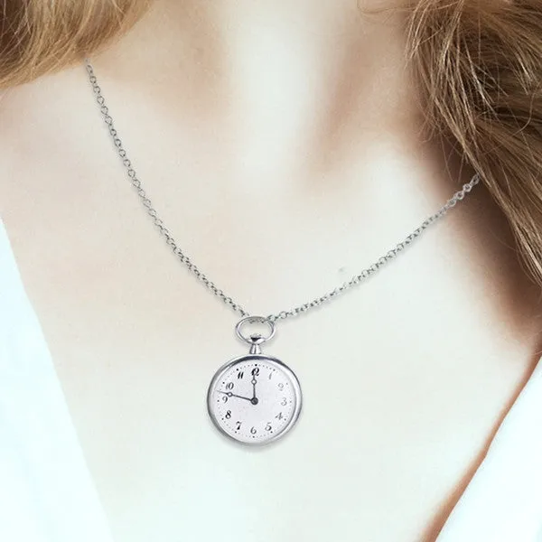 Platinum & Diamond Watch Pendant