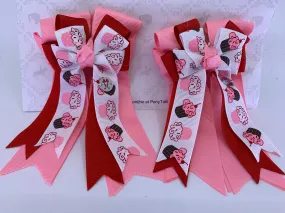 PonyTail Bows- Cupcake Party