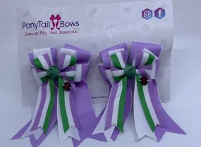 PonyTail Bows- Lavender Dream