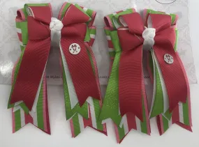 PonyTail Bows- Original Watermelon