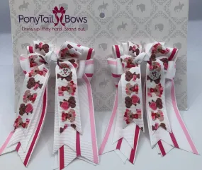 PonyTail Bows- Puppy Love