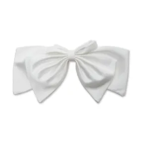 PORCELIN ELIZABETH SILK BOW BARRETTE