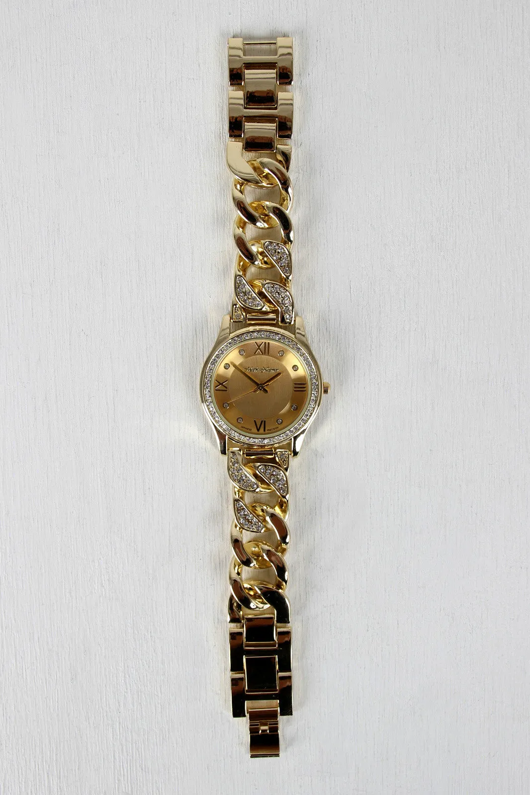 Rhinestone Chain Band Watch