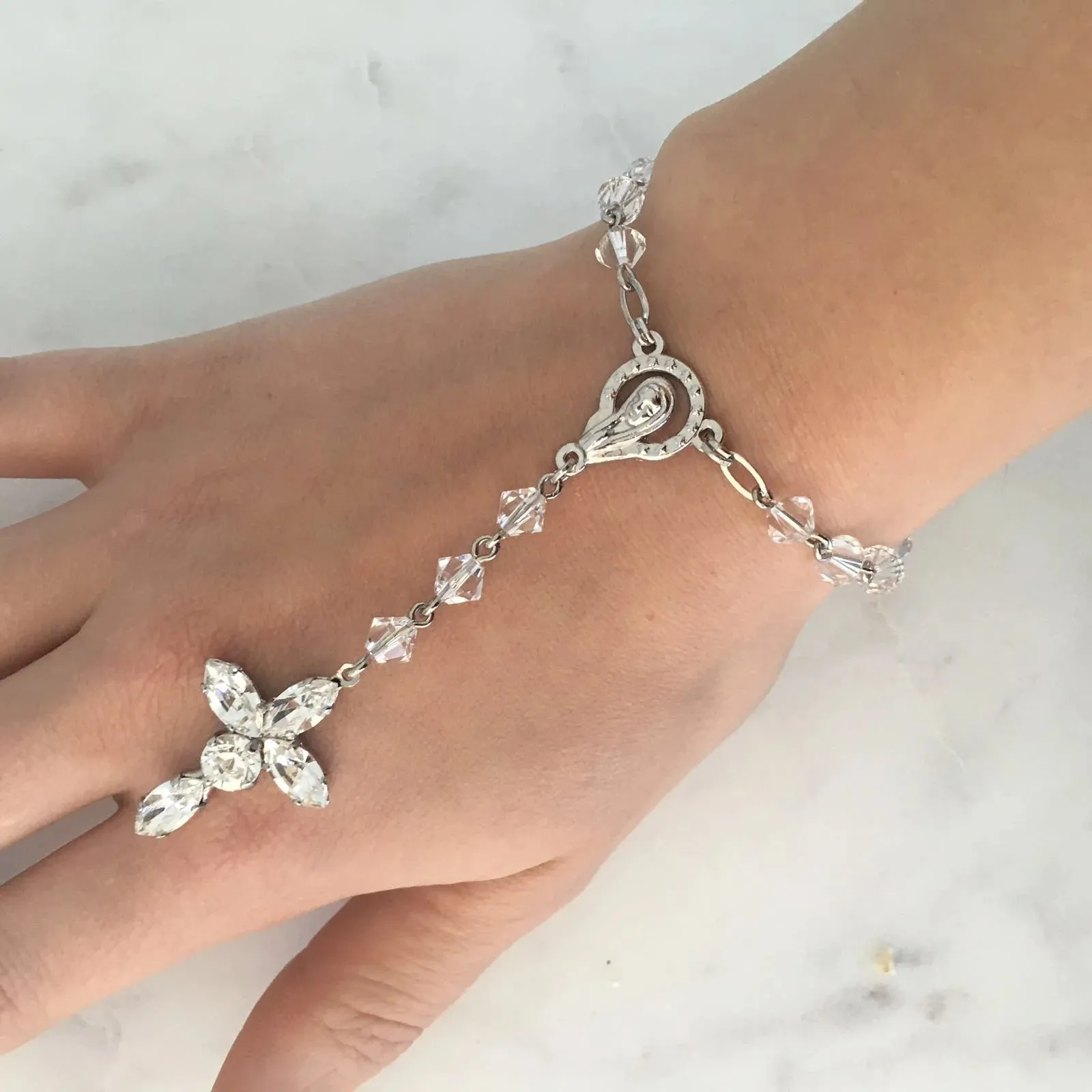 Rosary Bracelet - Swarovski Crystal