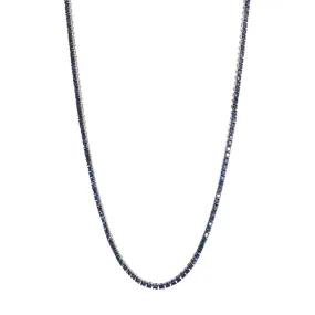 Sapphire Tennis Necklace