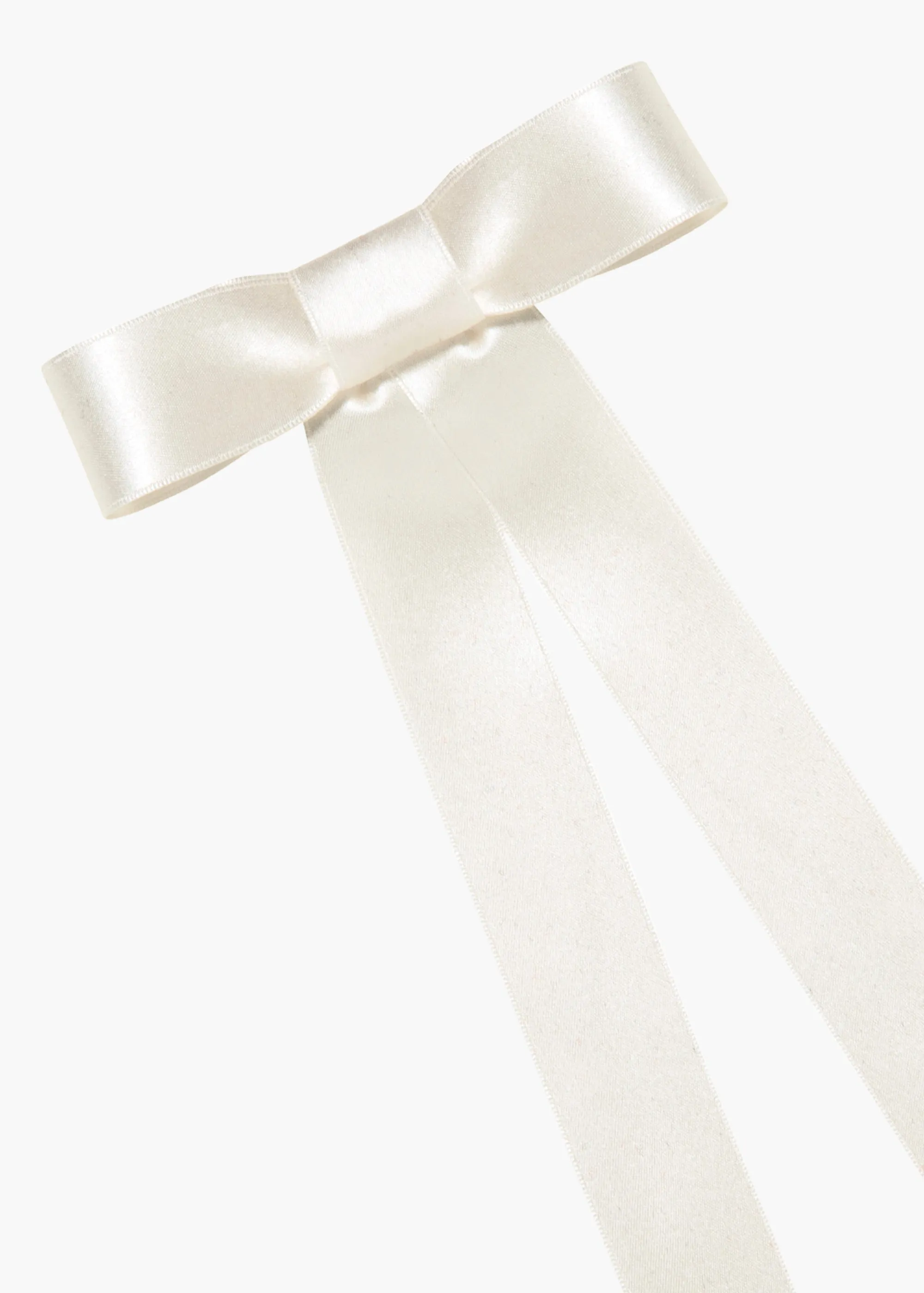 Sasha Bow Barrette -- Ivory