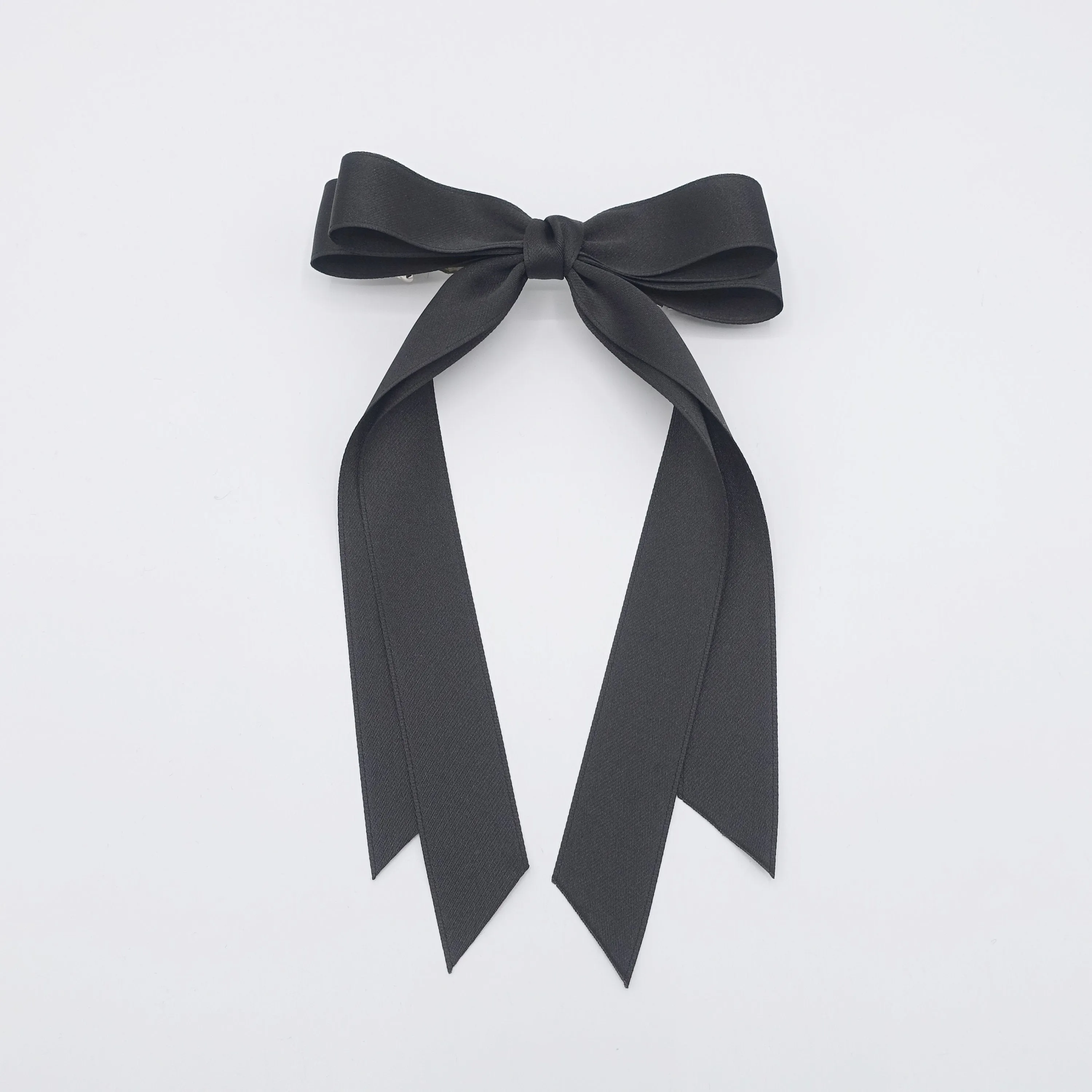 satin hair bow basic hair bow for women