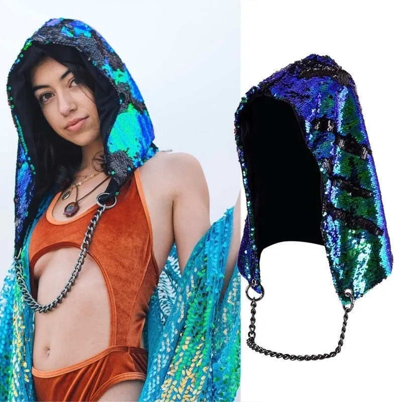 Sequin Hood