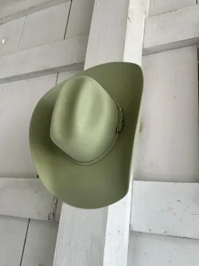 Serratelli Mesa Pistachio Pure Wool Cowboy Hat