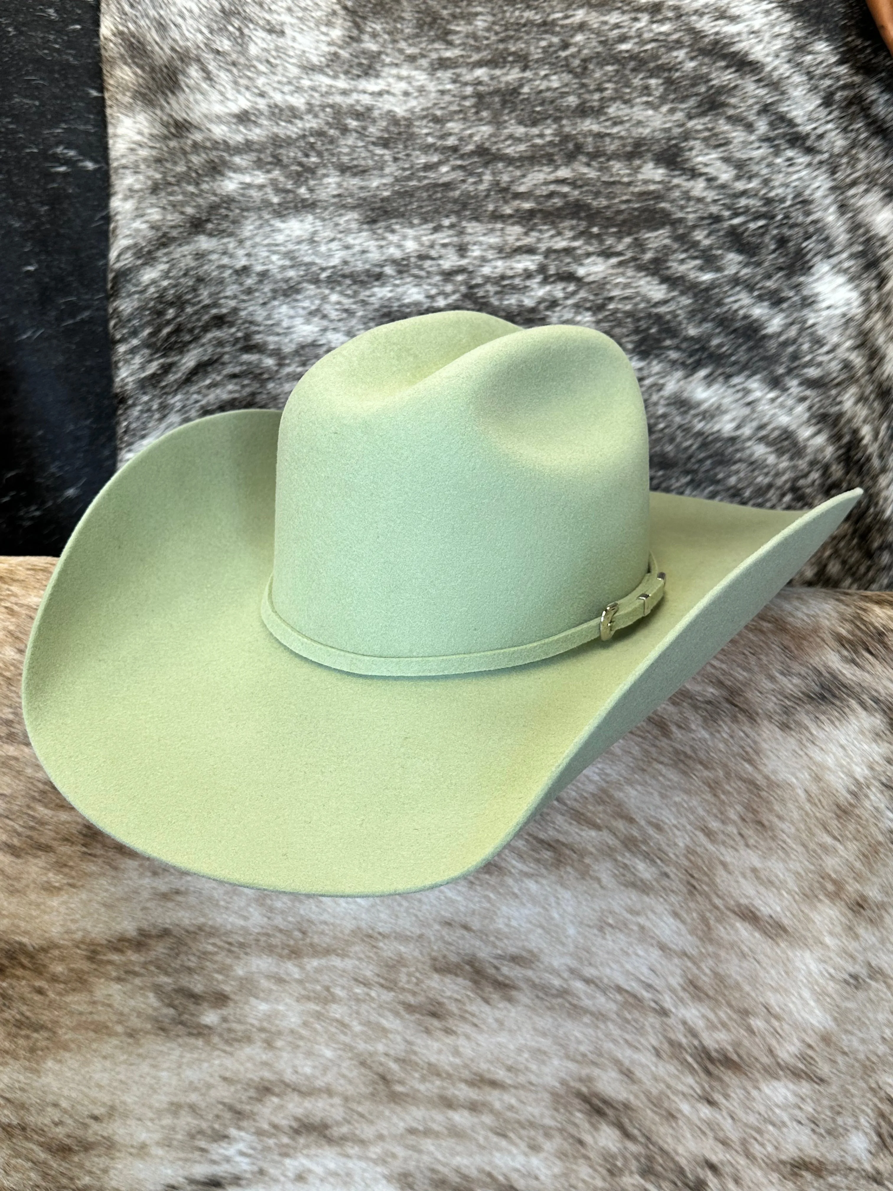 Serratelli Mesa Pistachio Pure Wool Cowboy Hat