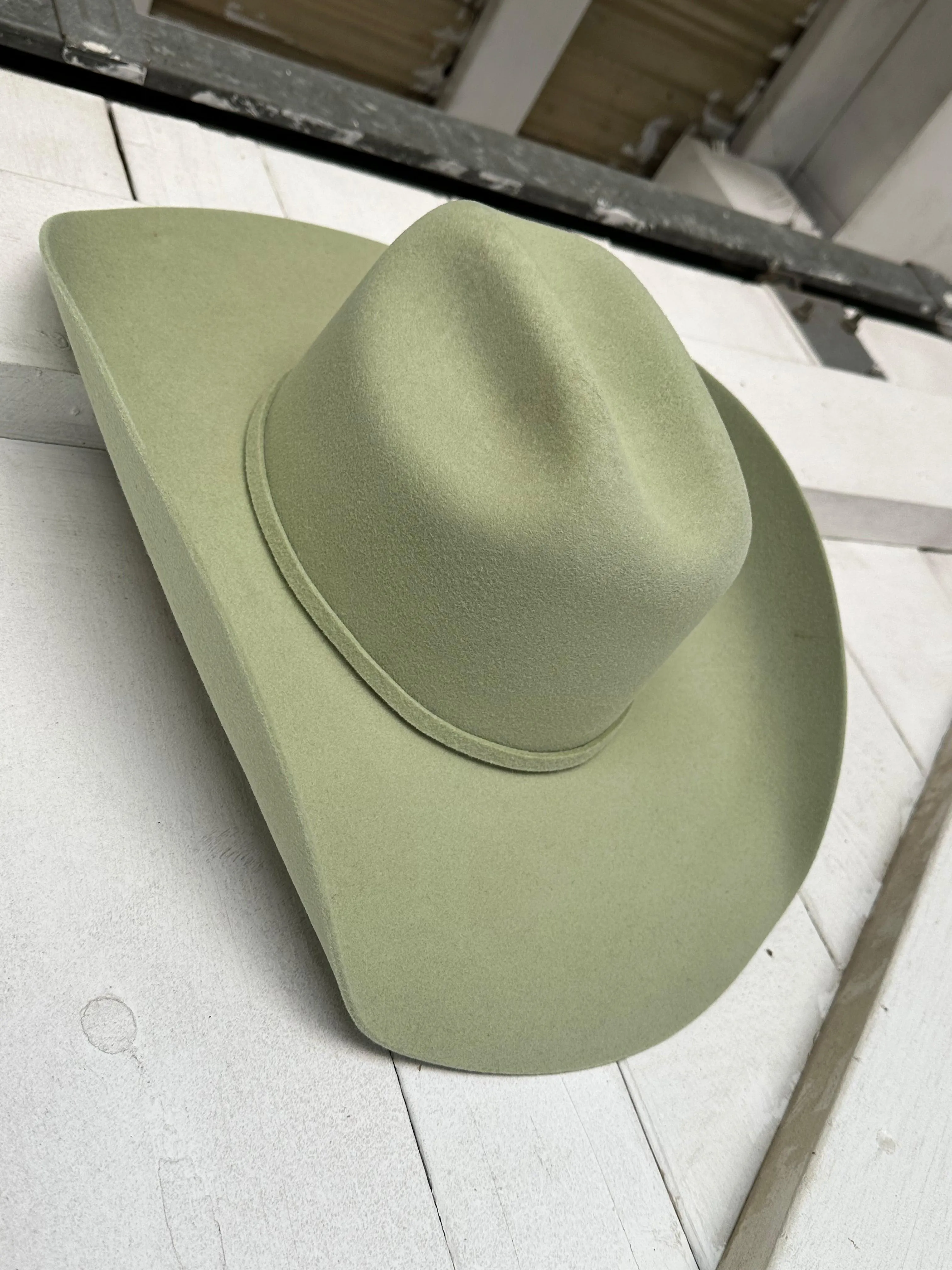 Serratelli Mesa Pistachio Pure Wool Cowboy Hat