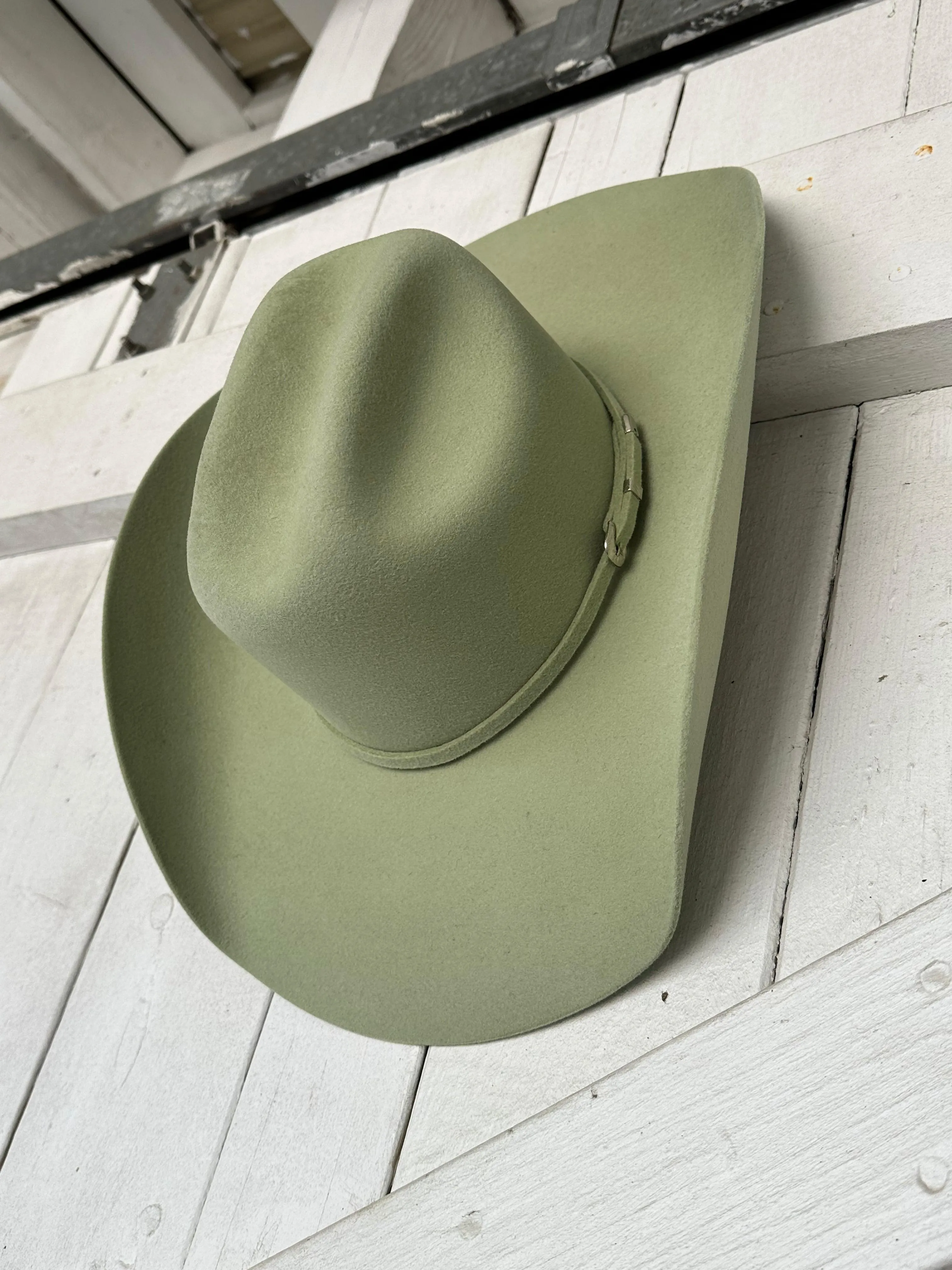 Serratelli Mesa Pistachio Pure Wool Cowboy Hat