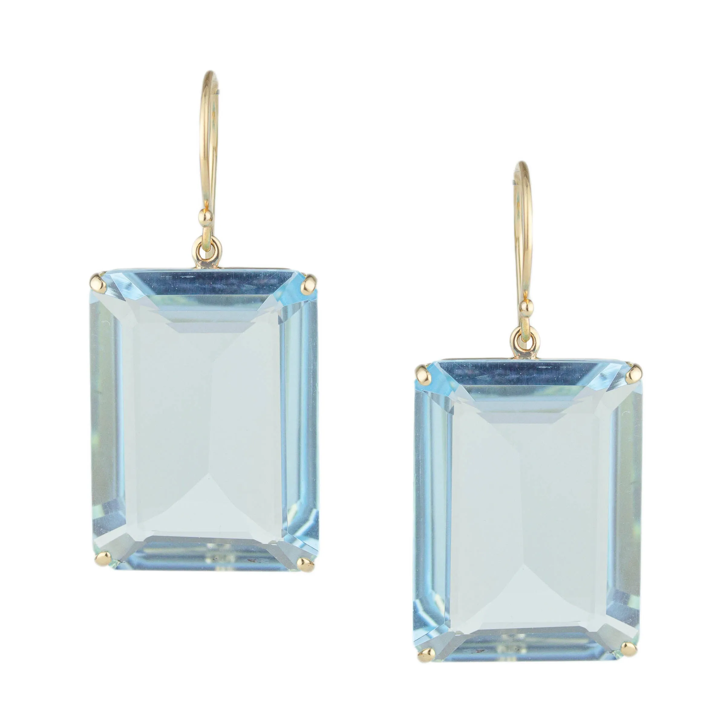 Sky Blue Topaz Earrings