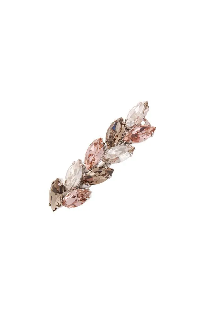 Small Ivy Crystal Barrette