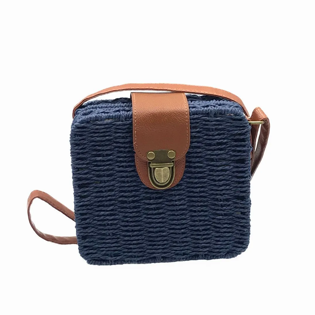 Small Straw Crossbody Summer Bag