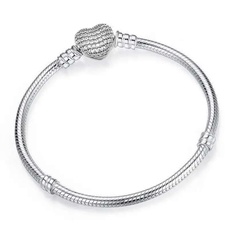 Snake Chain Bracelet with Adjustable Length and Lightweight Design