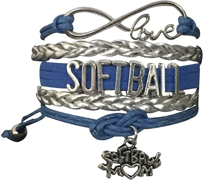 Softball Mom Bracelet - Pick Color