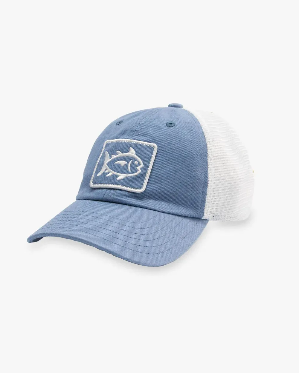 Southern Tide Skipjack Fly Patch Sun Farer Trucker Hat / Subdued Blue