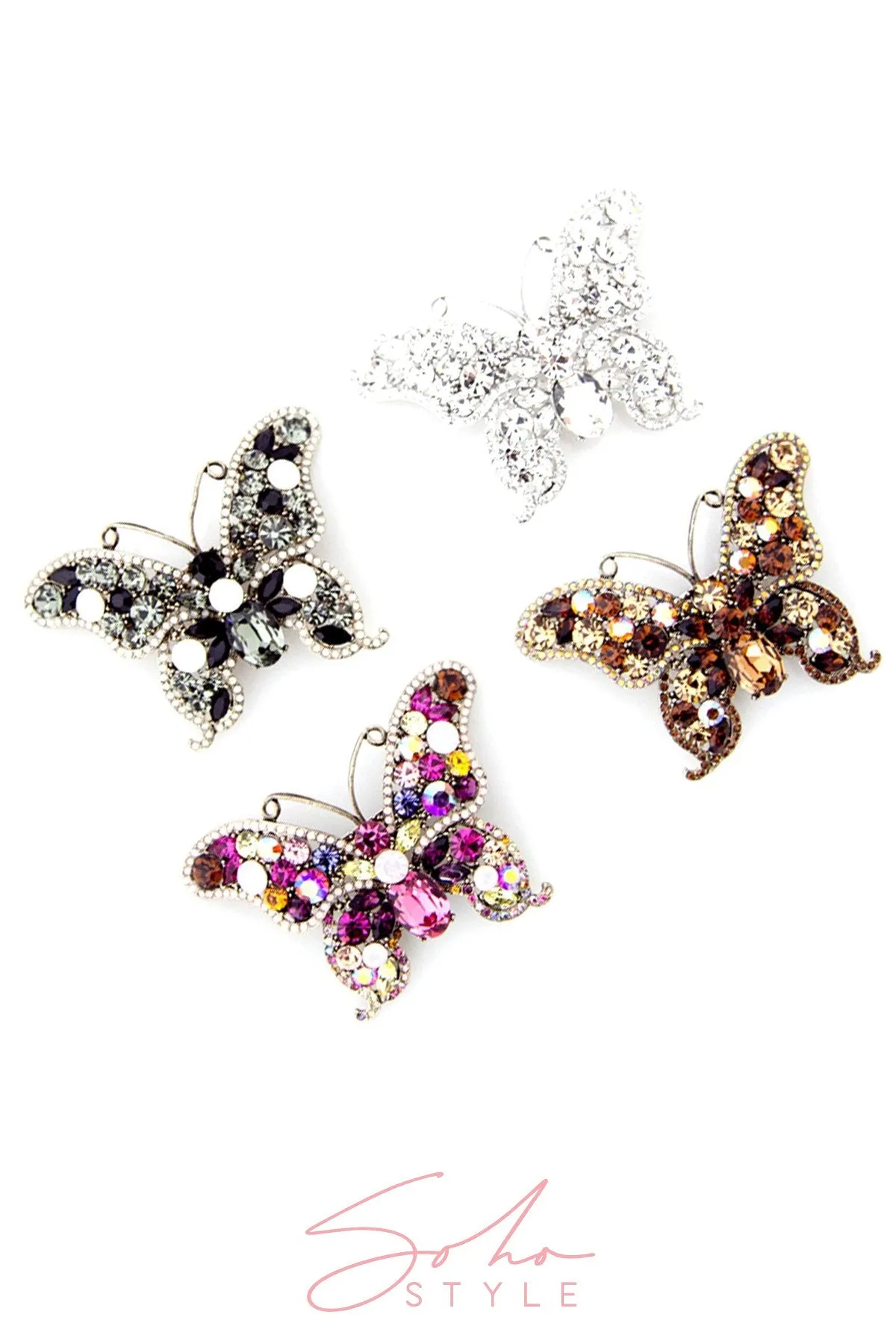 Sparkling Butterfly Barrette