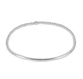 Sterling Silver - Classic 2mm Bead Bracelet - Bliss Bar