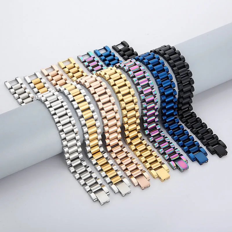 Stylish Adjustable Men's Stainless Steel Bracelet - Wholesale Fashion Accessory