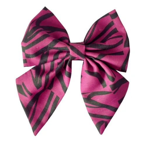 ‘Summer Leaf’ print Sailor Bow