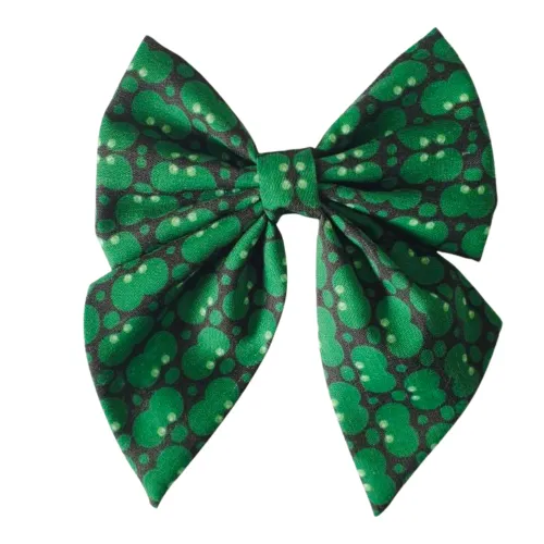 ‘Summer Leaf’ print Sailor Bow