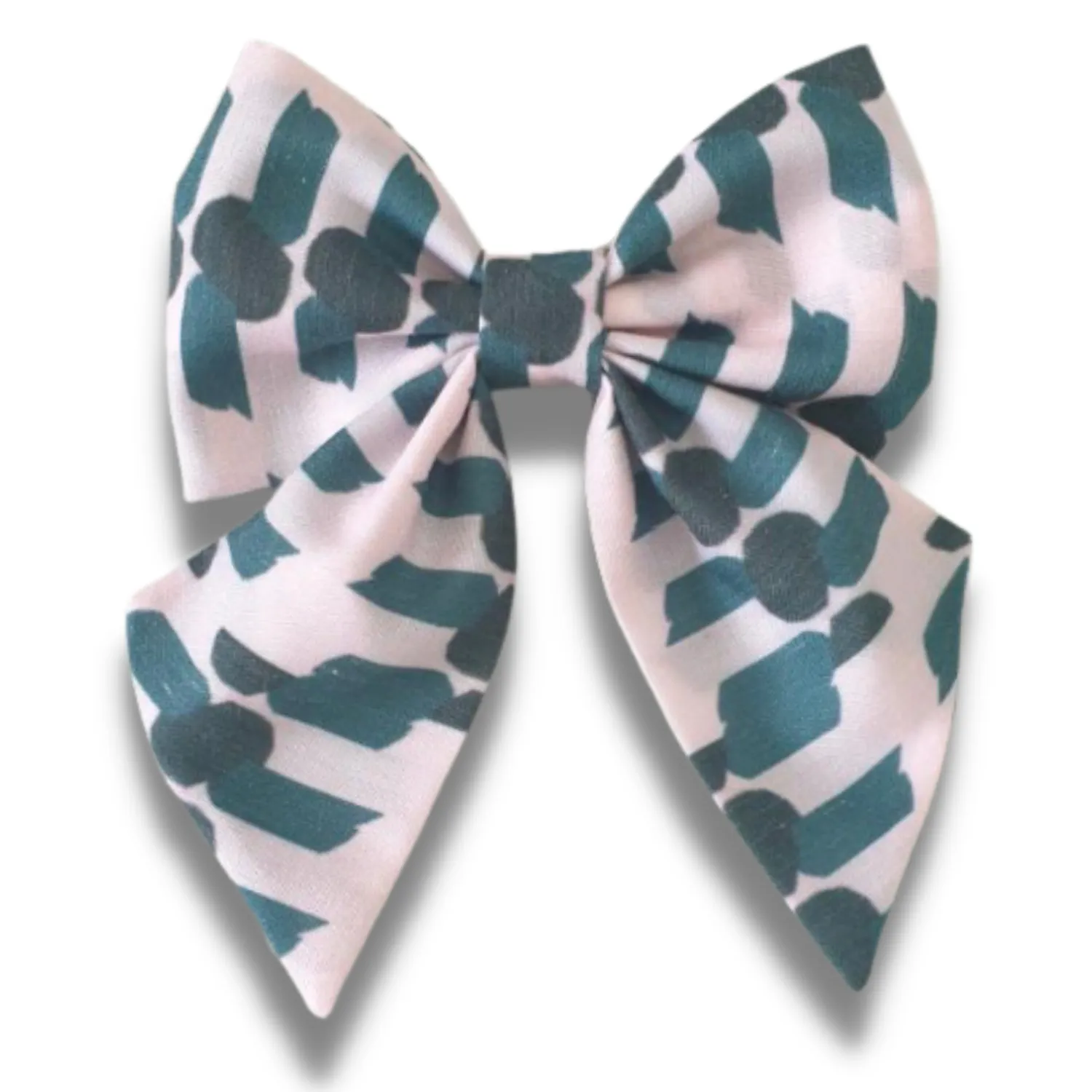 ‘Summer Leaf’ print Sailor Bow