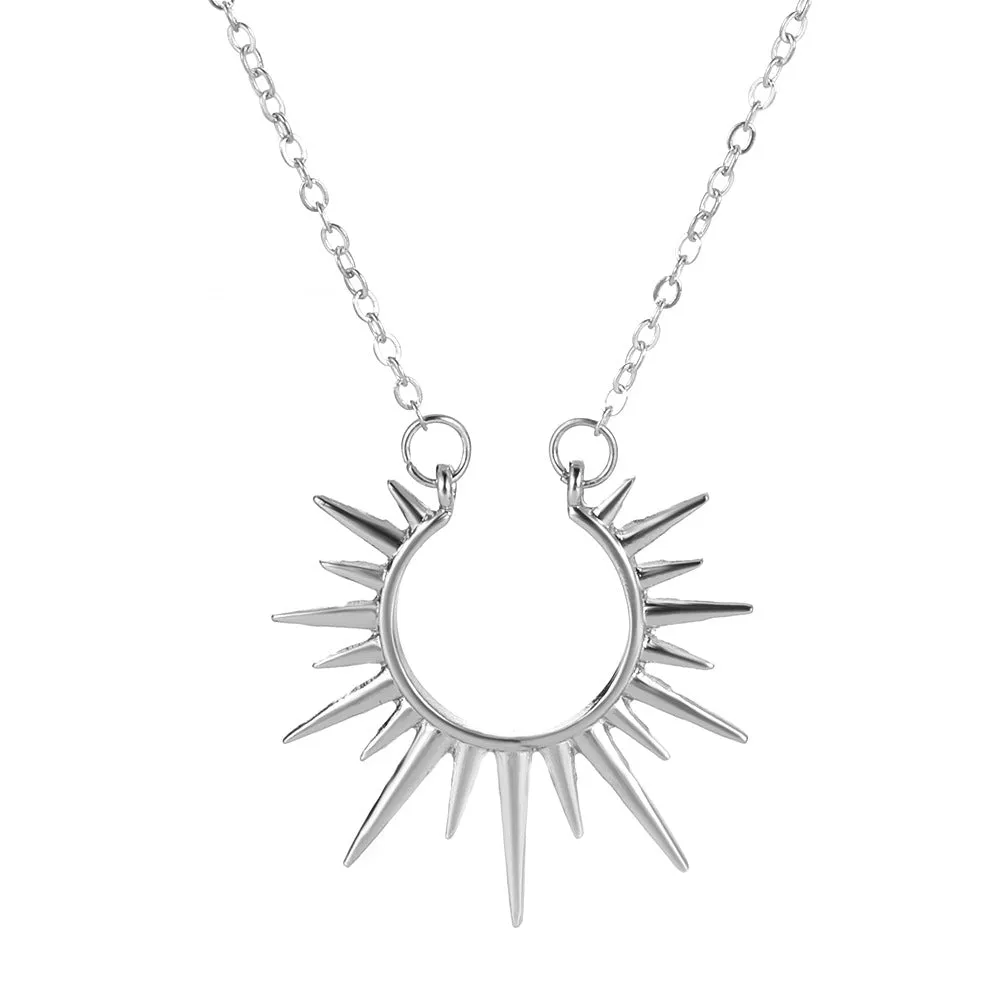 Sunflower Necklace Retro  Clavicle Chain Fashion Creative Jewelry Women