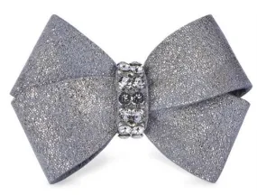 Susan Lanci Platinum Glitzerati Nouveau Bow Hair Bow