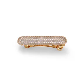 T3 x Lelet NY Crystal Pave Bar Barrette