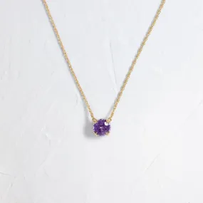 Threaded Necklace, 1.11ct. Violet Sapphire - OOS