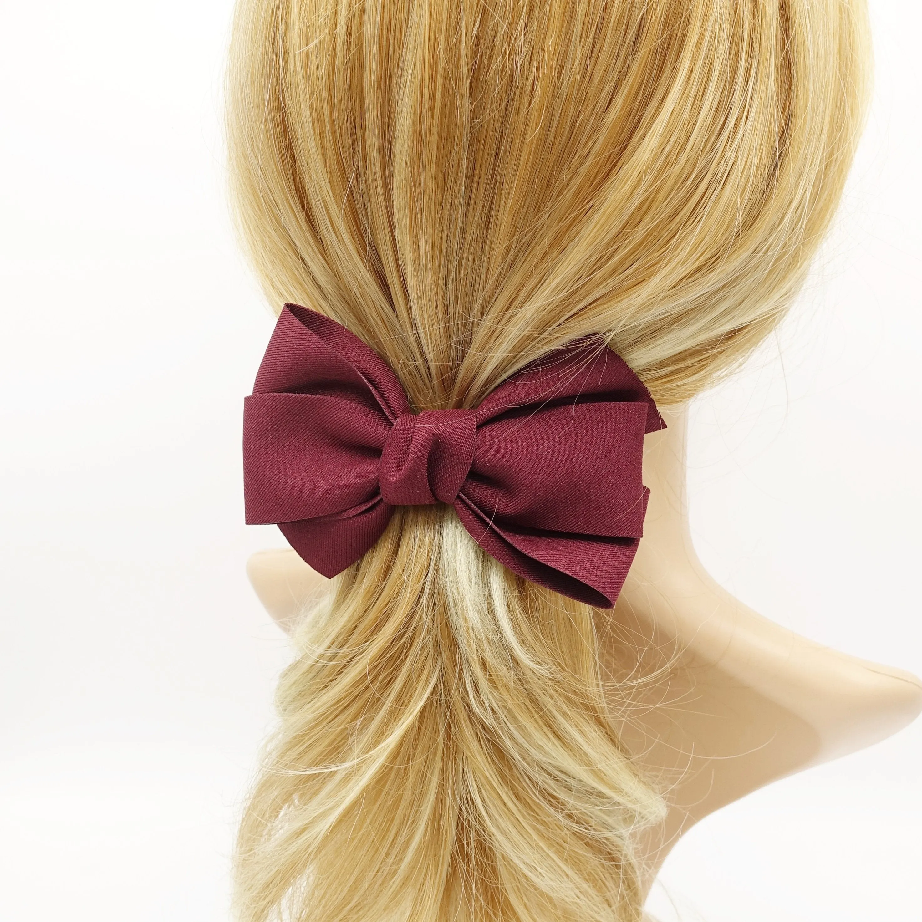 three wing casual hair bow daily hair accessory for women