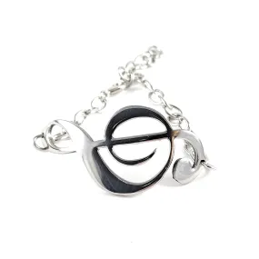 Treble Clef Stainless Steel Spoon Bracelet