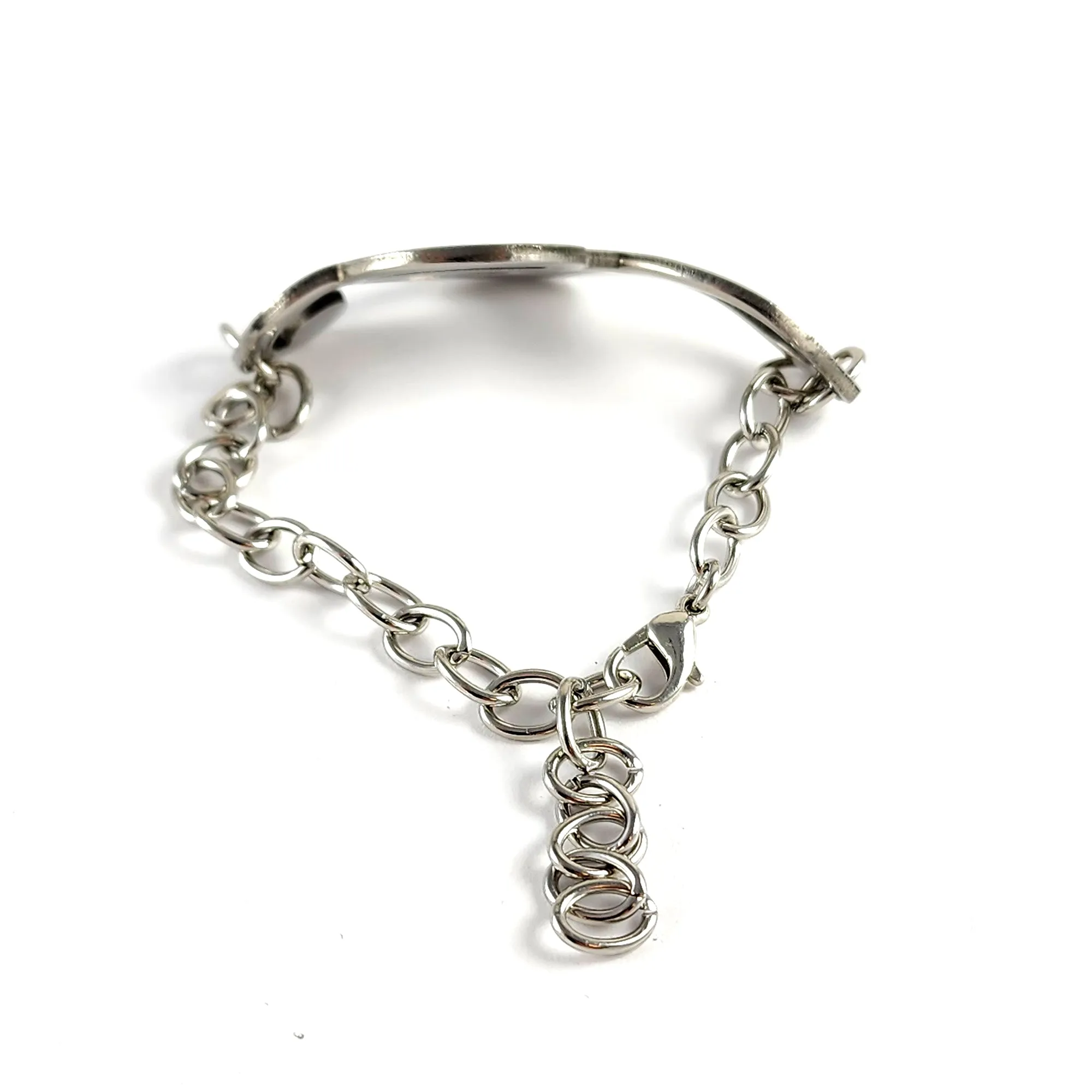 Treble Clef Stainless Steel Spoon Bracelet