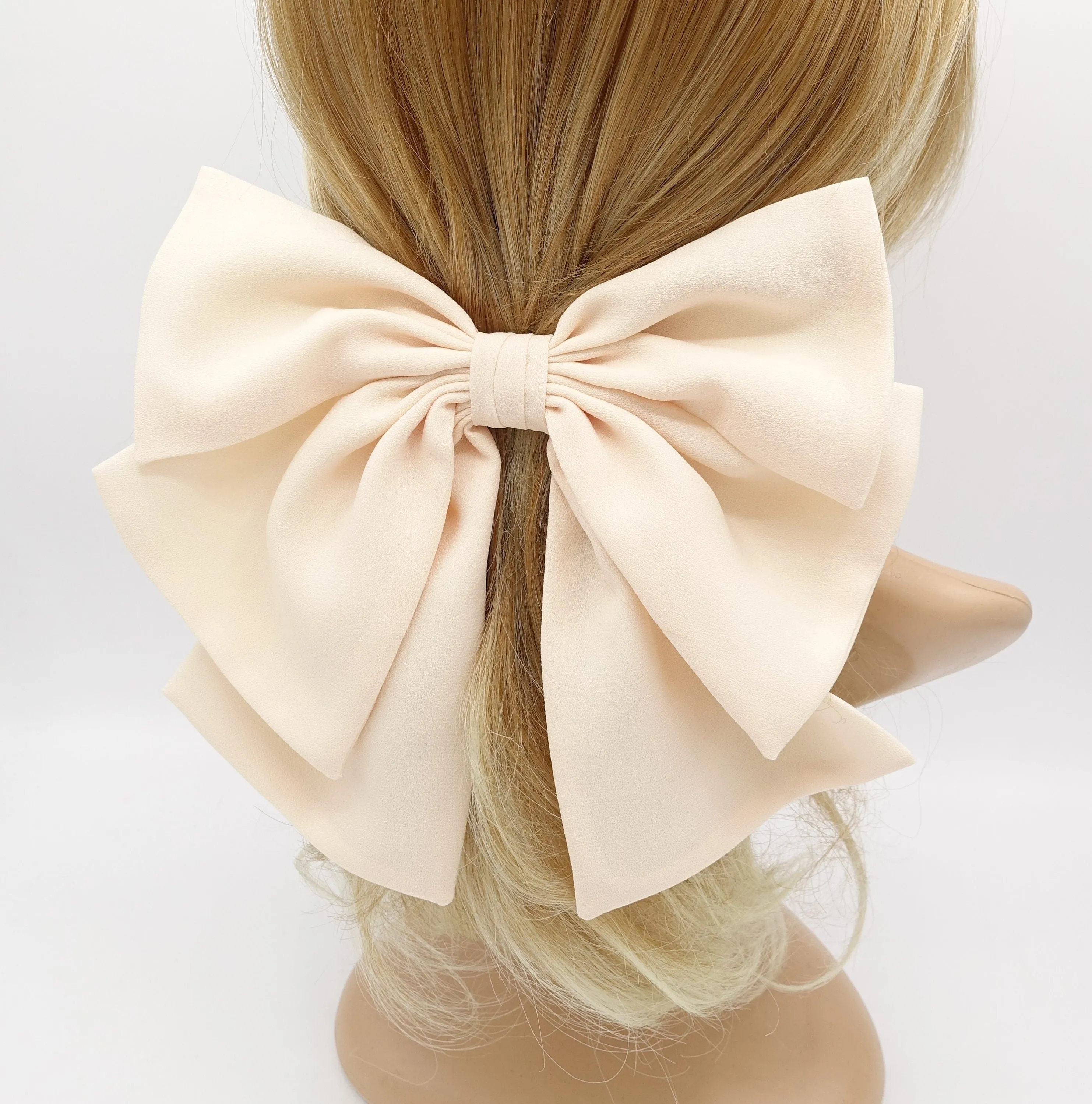 triple wing hair bow