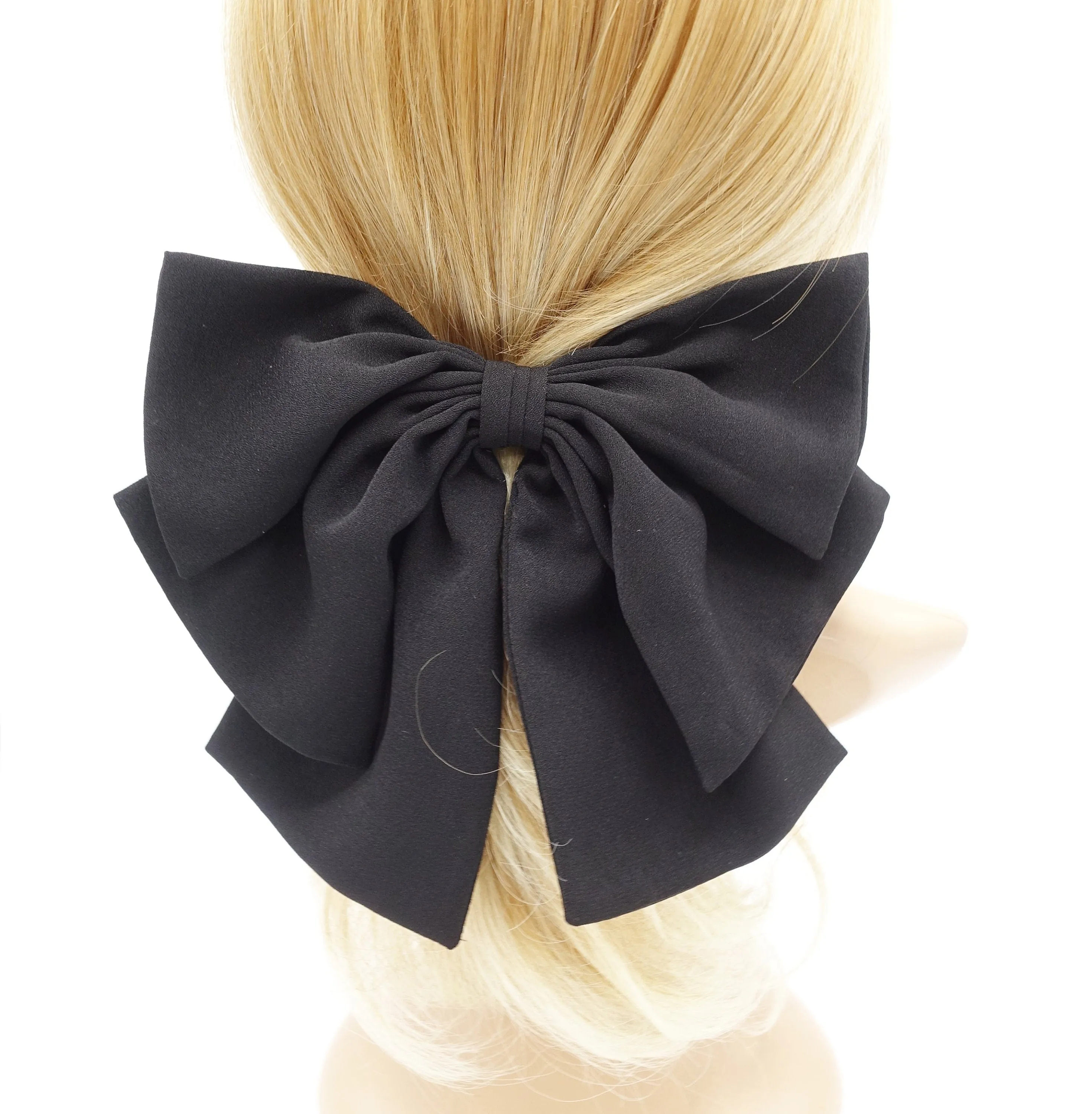 triple wing hair bow