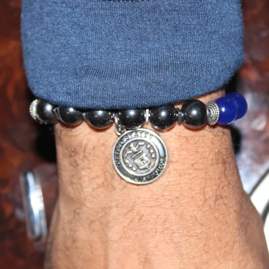 U.S. Air Force Bead Bracelet