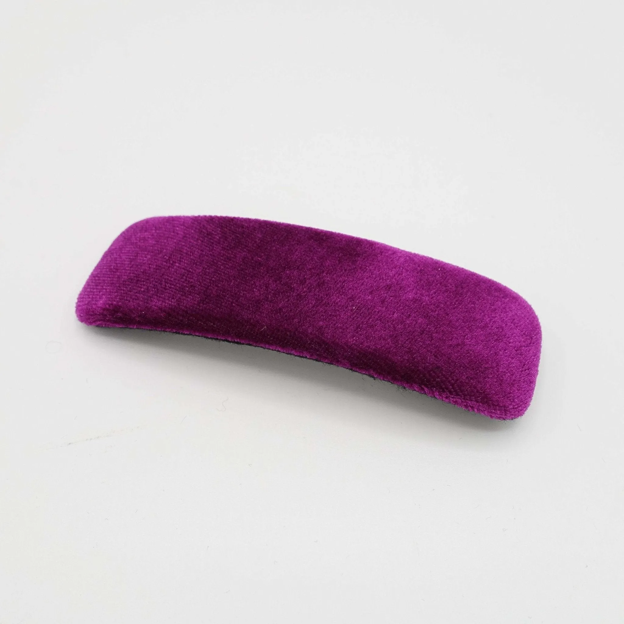 velvet hair barrette rectangle hair accessory for women