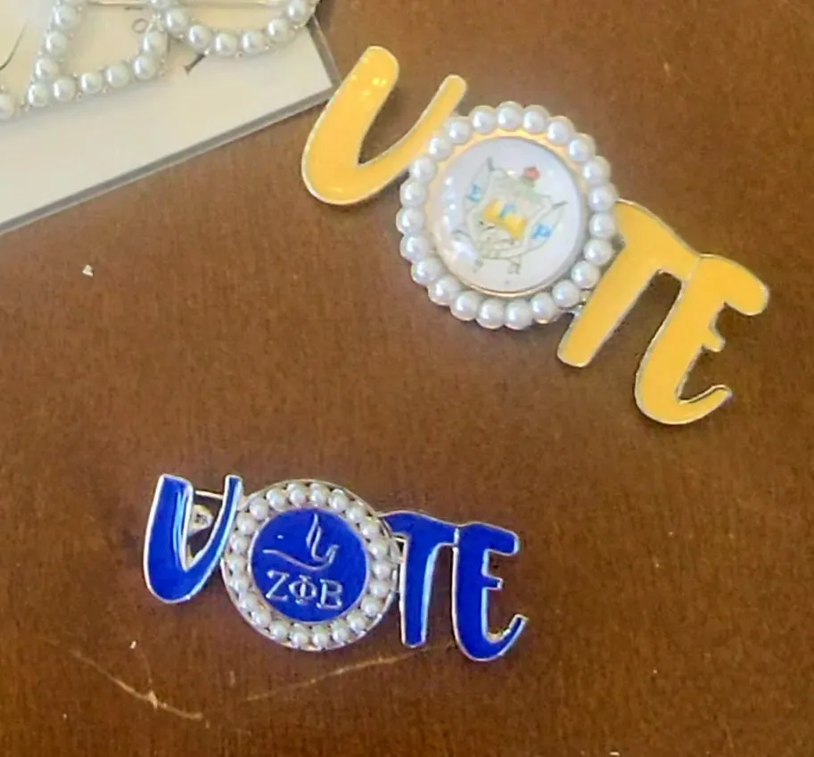 Vote Brooch