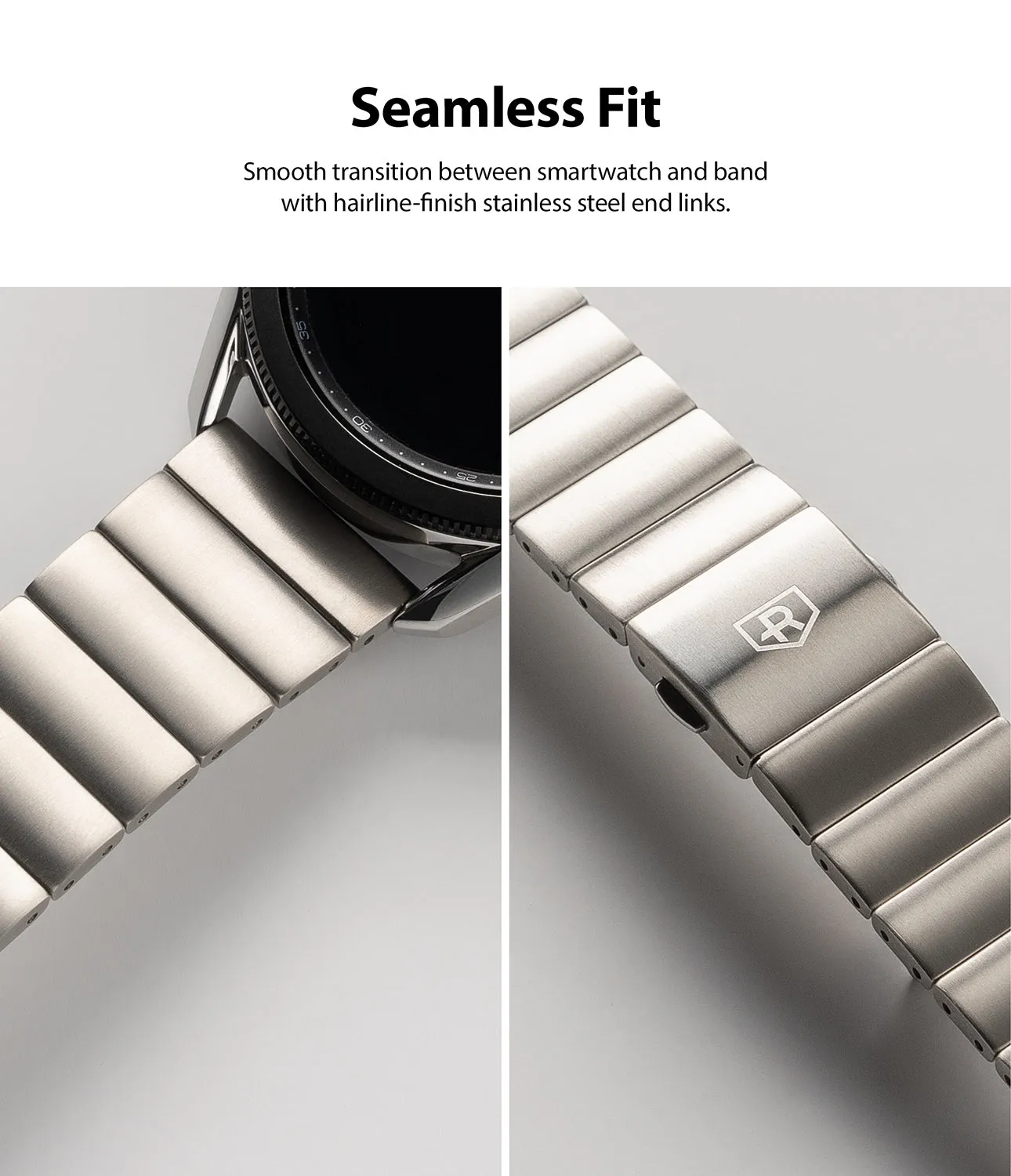 Watch Lug 22mm | Metal One Band [Titanium] - Silver