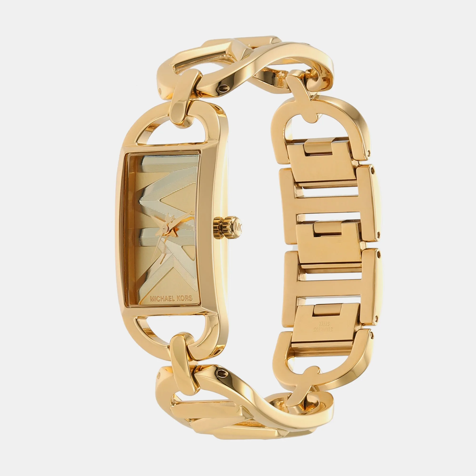 Women's Three-Hand Gold-Tone Stainless Steel Watch MK7406